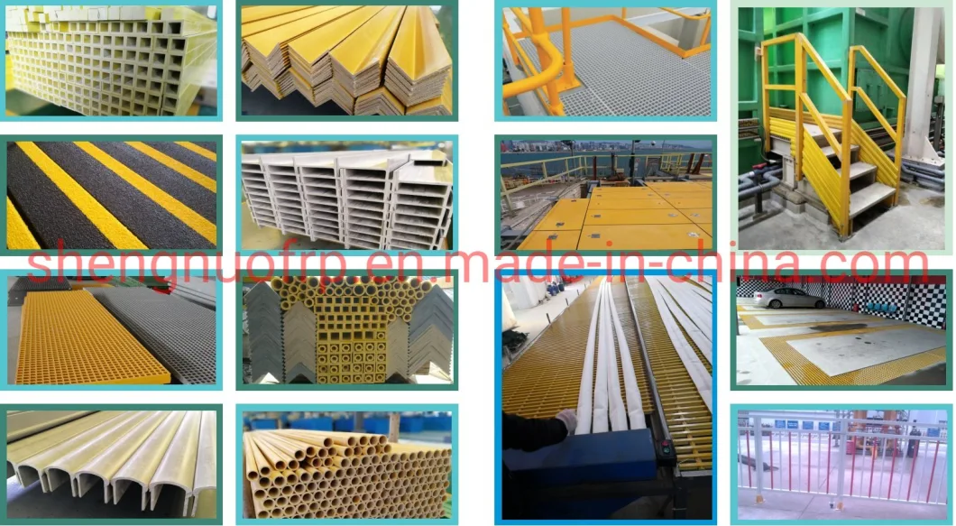 FRP/GRP Pultrusion Equal Fiberglass L Angle Shape