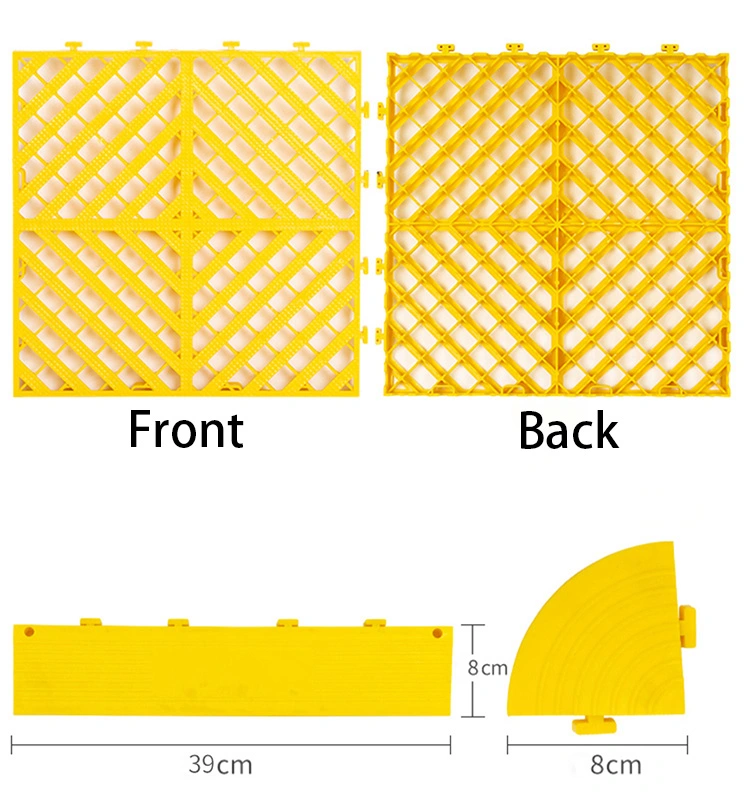 Factory Supply 39X39 Car Wash Molded Plastic PP Floor Grating