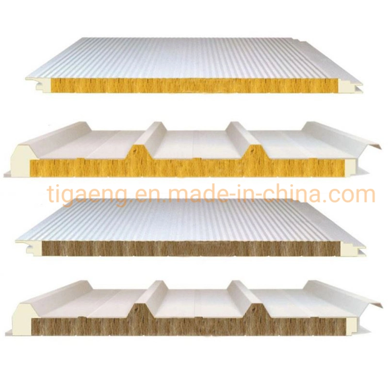 Affordable Fireproof PPGI Glass Wool Sandwich Panel