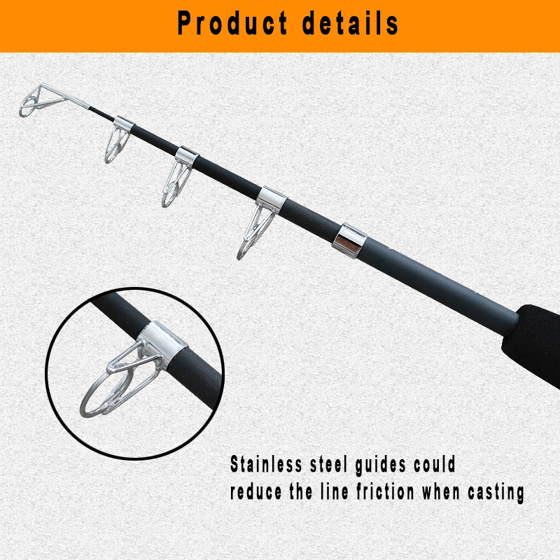 1.37m 5PCS Telescopic Fiberglass Fishing Rod Combo for Kid Gift